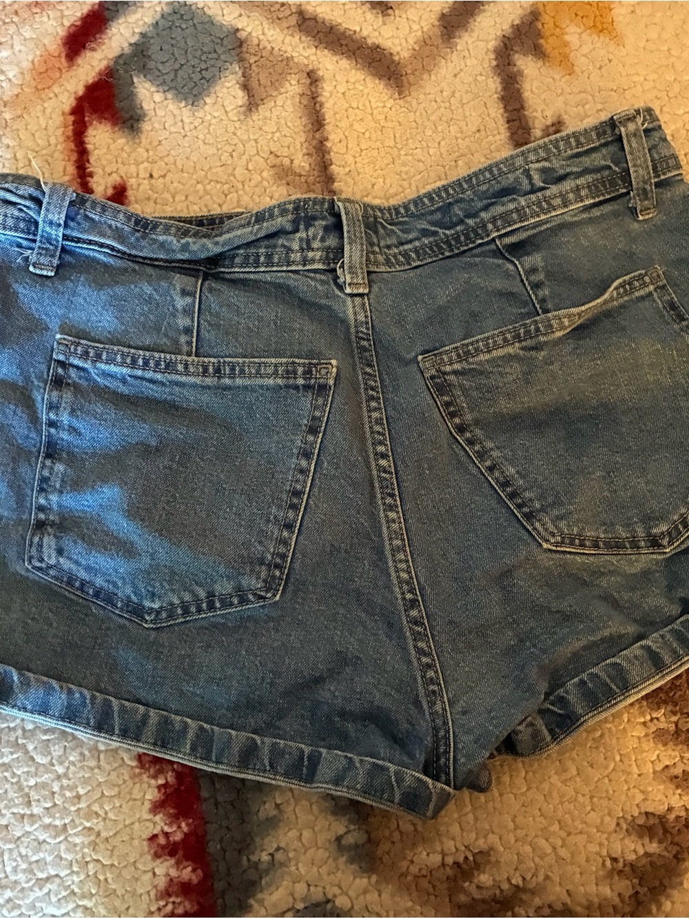 Universal Thread Vintage-Style Denim Shorts in Blue
